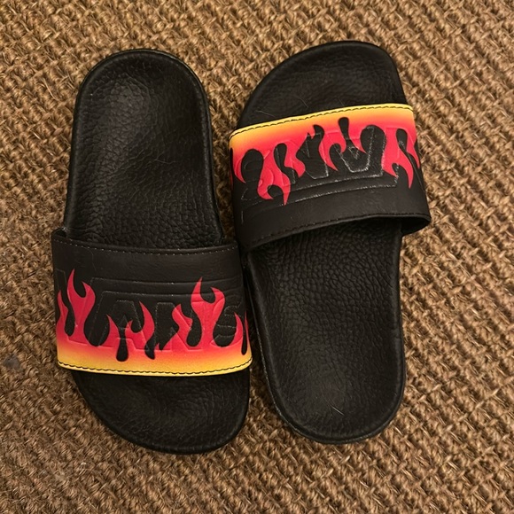 Vans Other - Vans new flame Slides Sandals size 12 toddler. Extra cushion and comfort